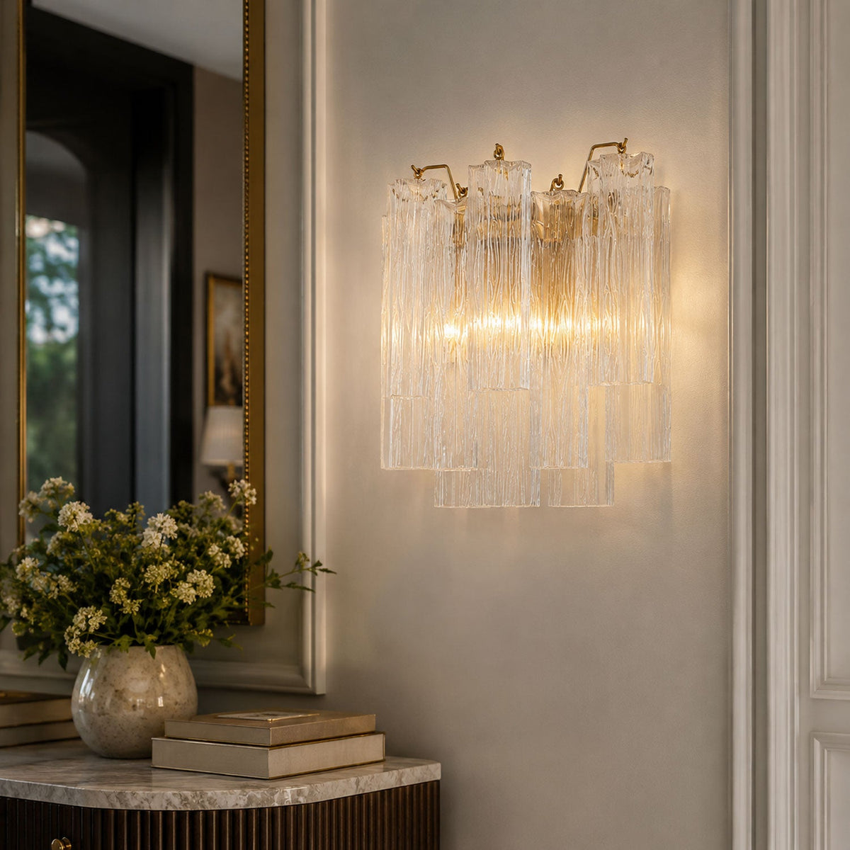 Wall Light Fluted Glass — Wall Sconce | Maison Monashee — view 8