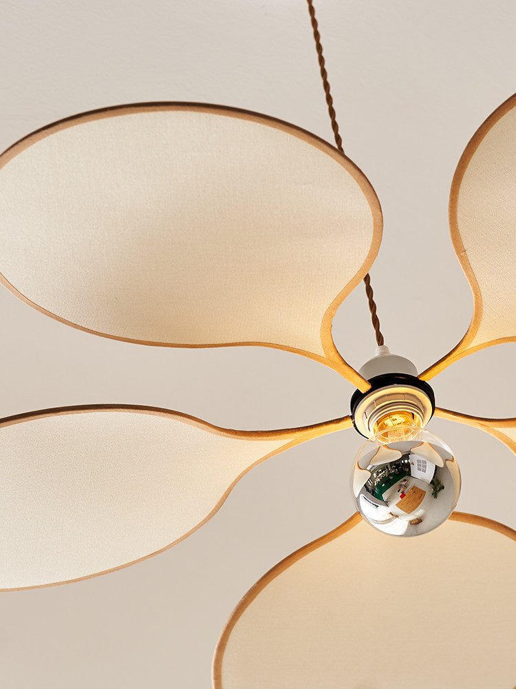 Fabric Petal Pendant Light — Pendant Light | Maison Monashee — view 9