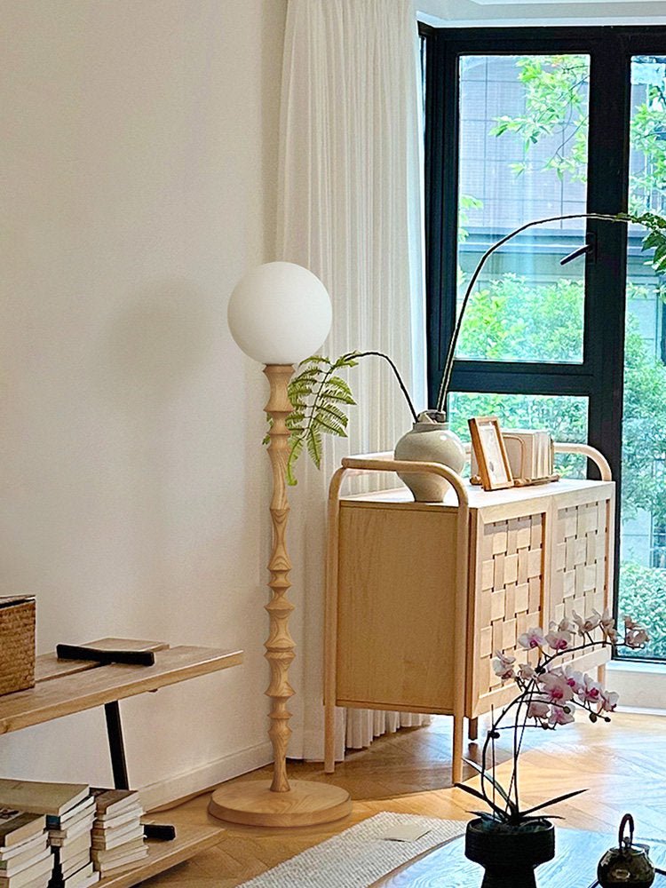 Solid Wood Floor Lamp — Floor Lamp | Maison Monashee — view 5