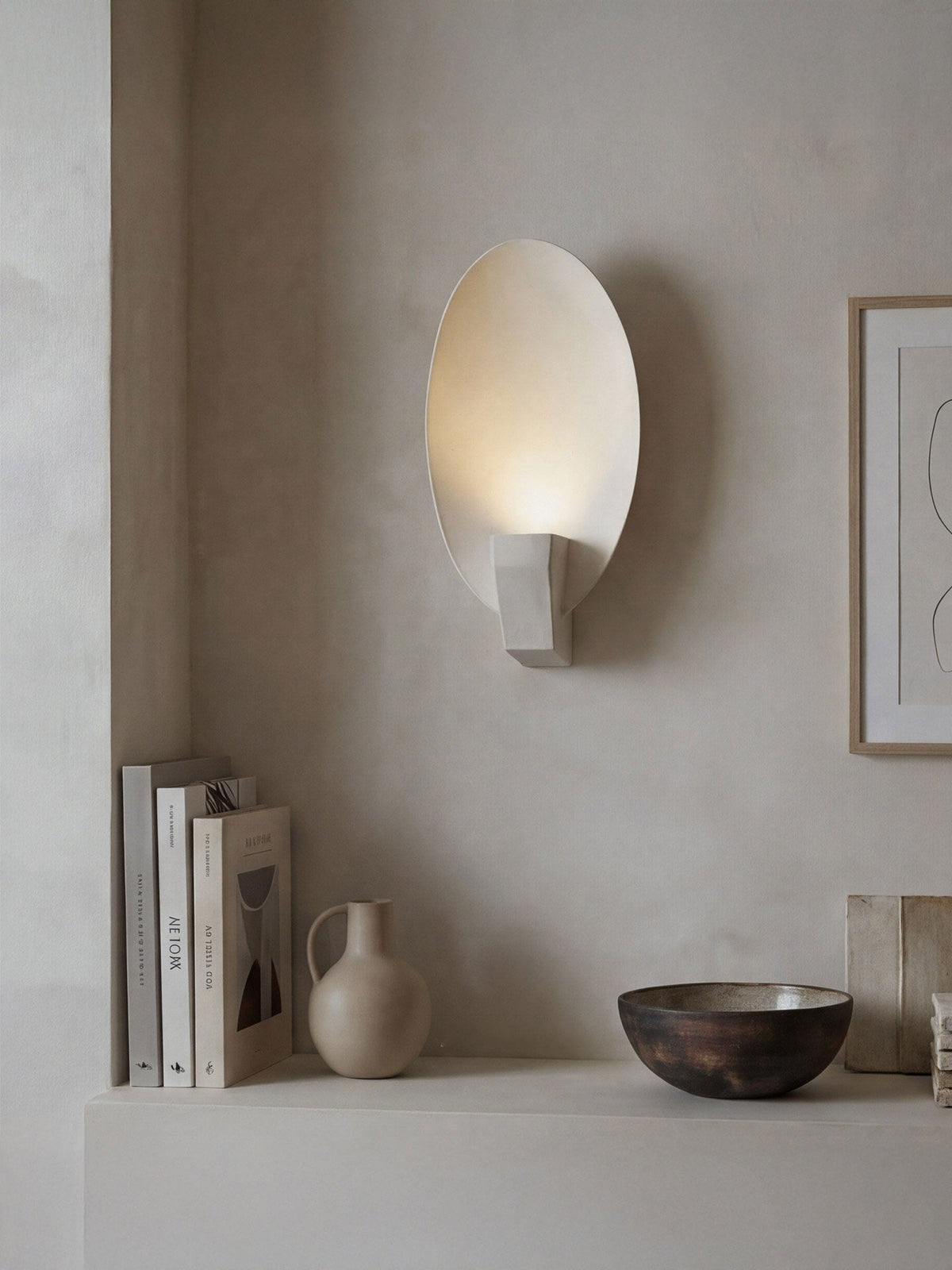 Oval Wall Sconce — Wall Sconce | Maison Monashee — view 20