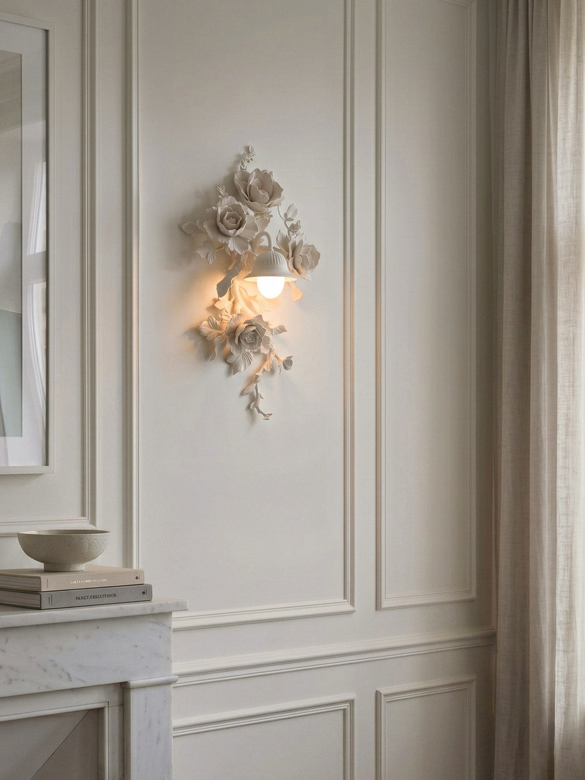 Floral Wall Sconce Light — Wall Sconce | Maison Monashee — view 2