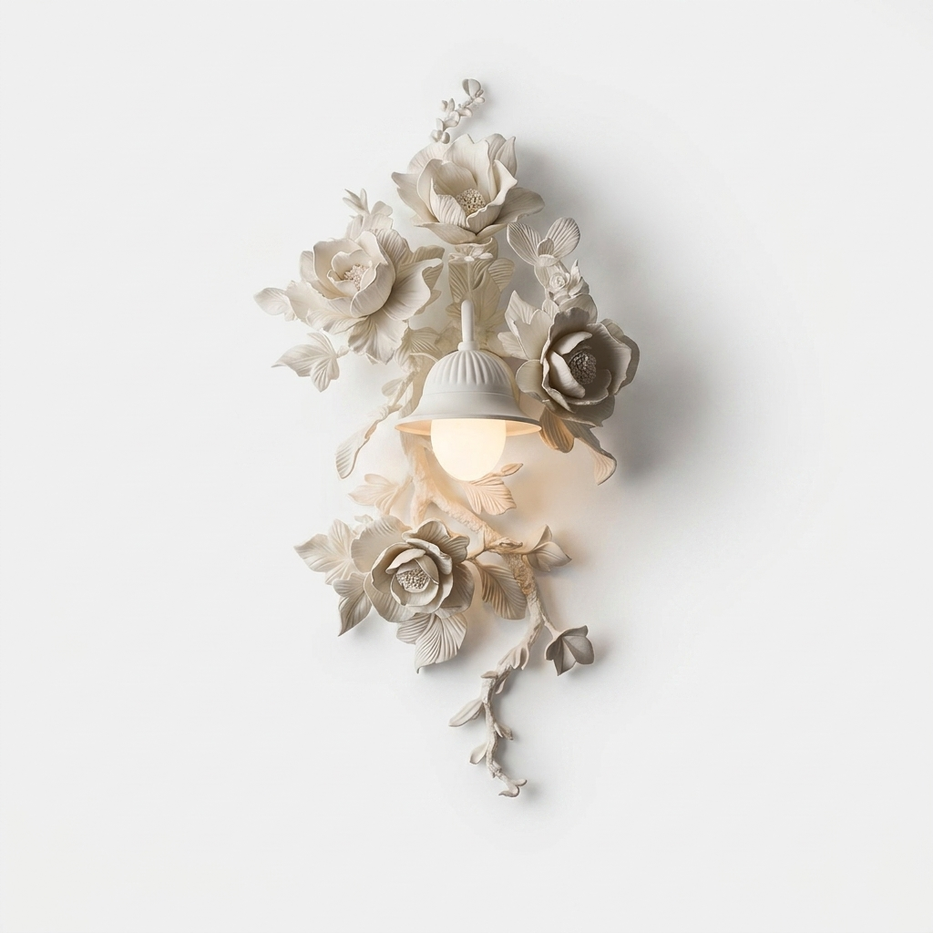 Floral Wall Sconce Light — Wall Sconce | Maison Monashee — view 3