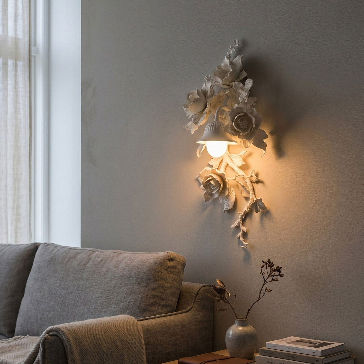 Floral Wall Sconce Light — Wall Sconce | Maison Monashee — view 15