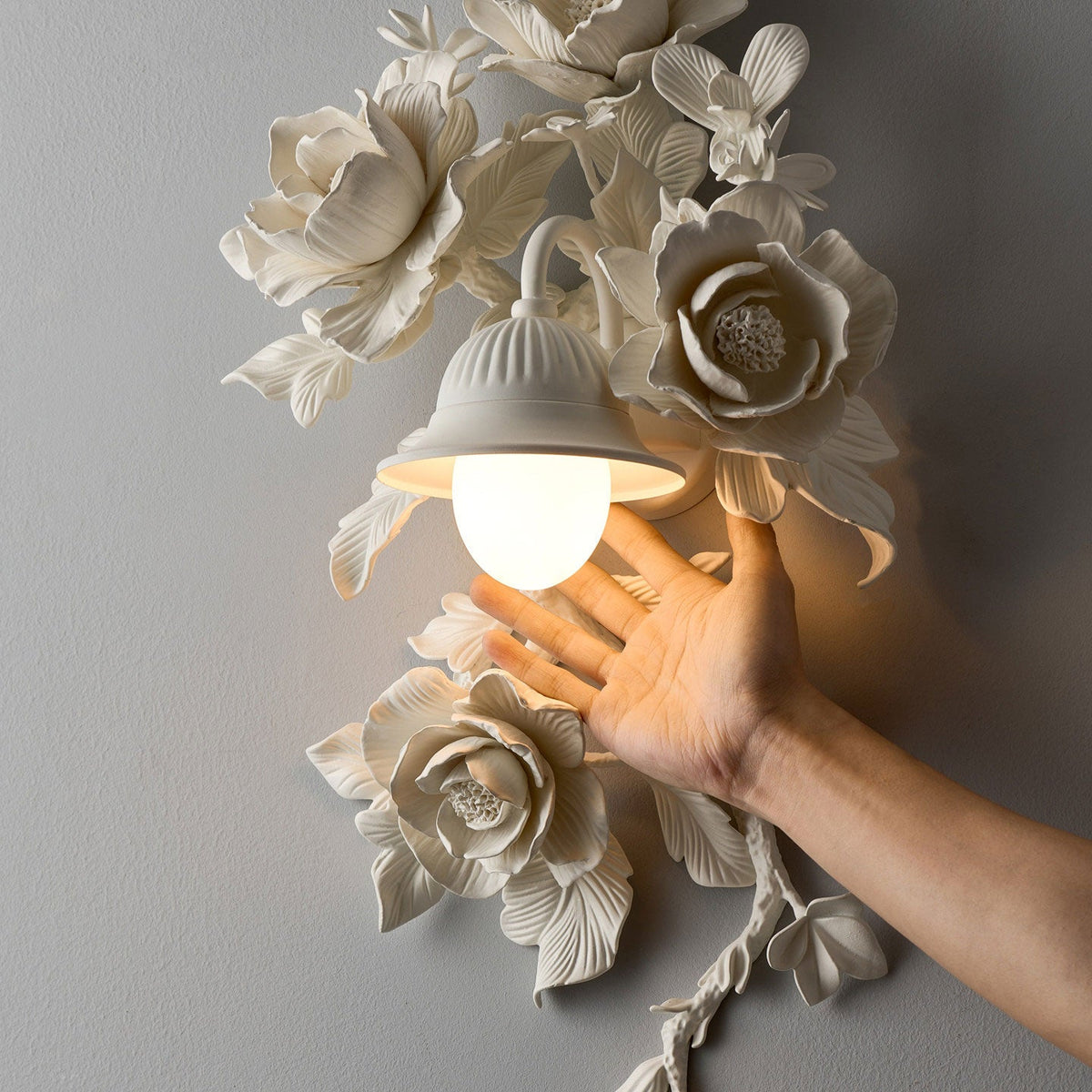 Floral Wall Sconce Light — Wall Sconce | Maison Monashee — view 16