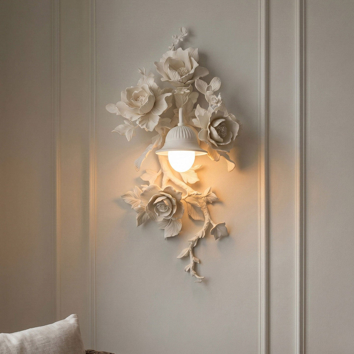 Floral Wall Sconce Light — Wall Sconce | Maison Monashee — view 17