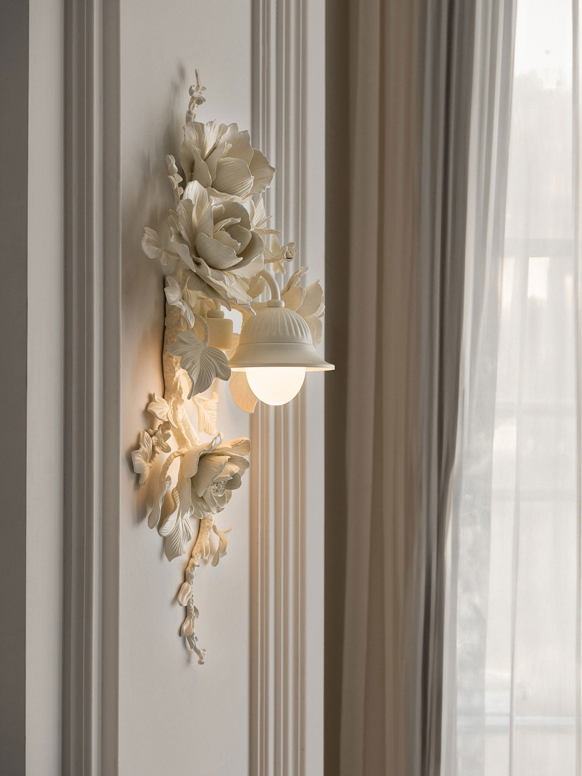 Floral Wall Sconce Light — Wall Sconce | Maison Monashee — view 18