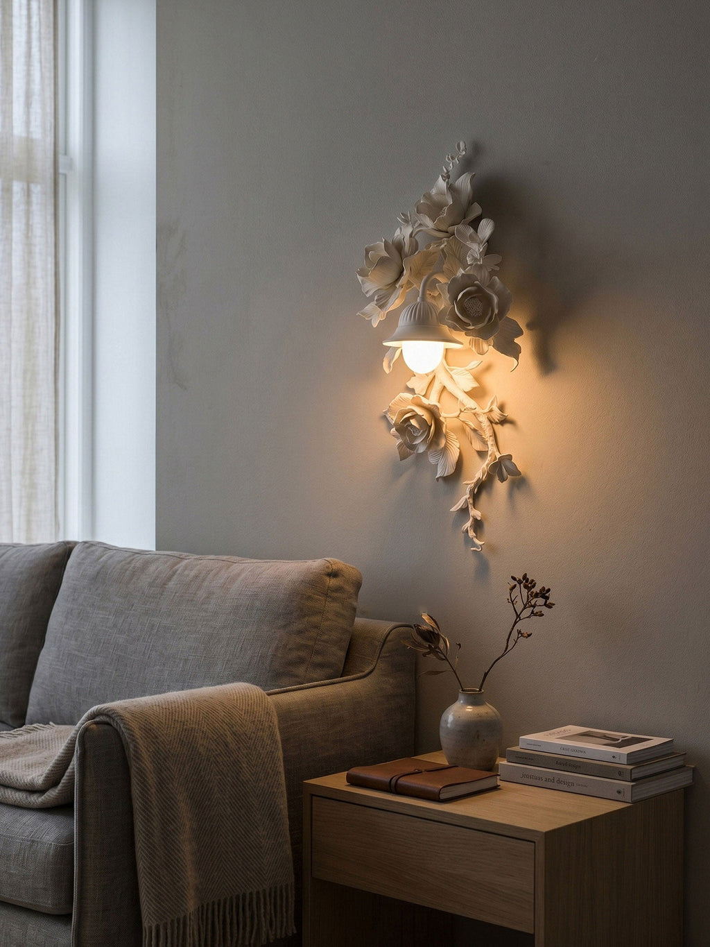 Floral Wall Sconce Light — Wall Sconce | Maison Monashee — view 19