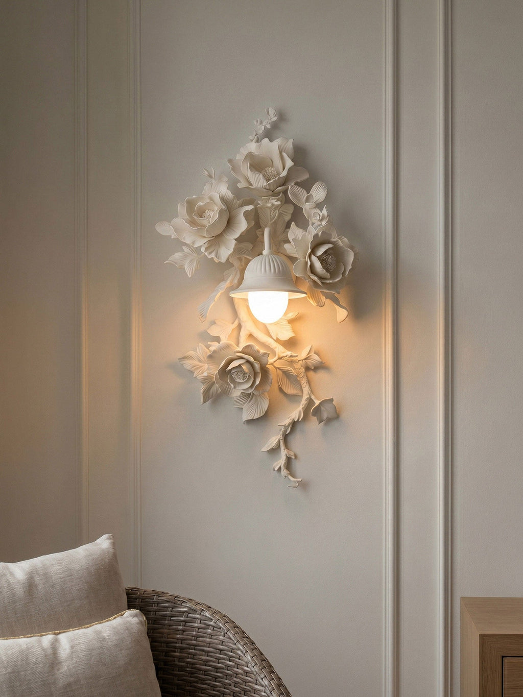 Floral Wall Sconce Light — Wall Sconce | Maison Monashee — view 20