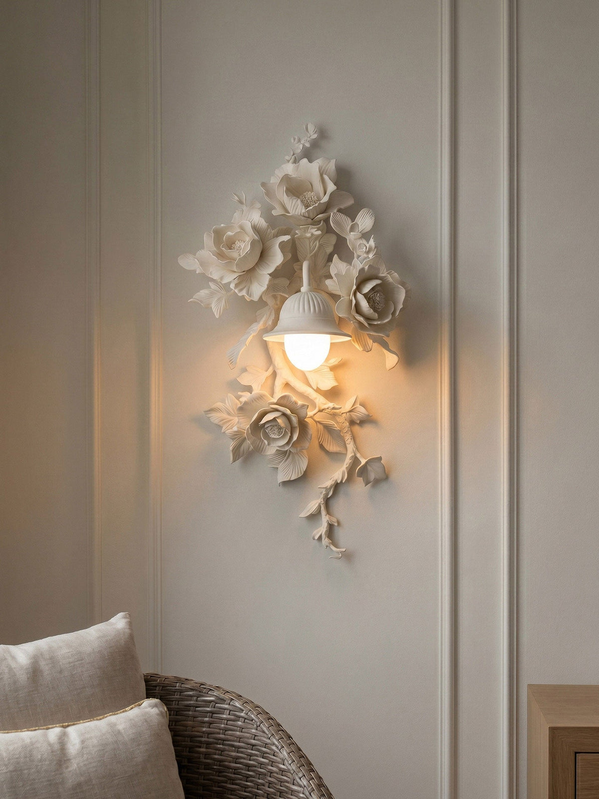 Floral Wall Sconce Light — Wall Sconce | Maison Monashee — view 20