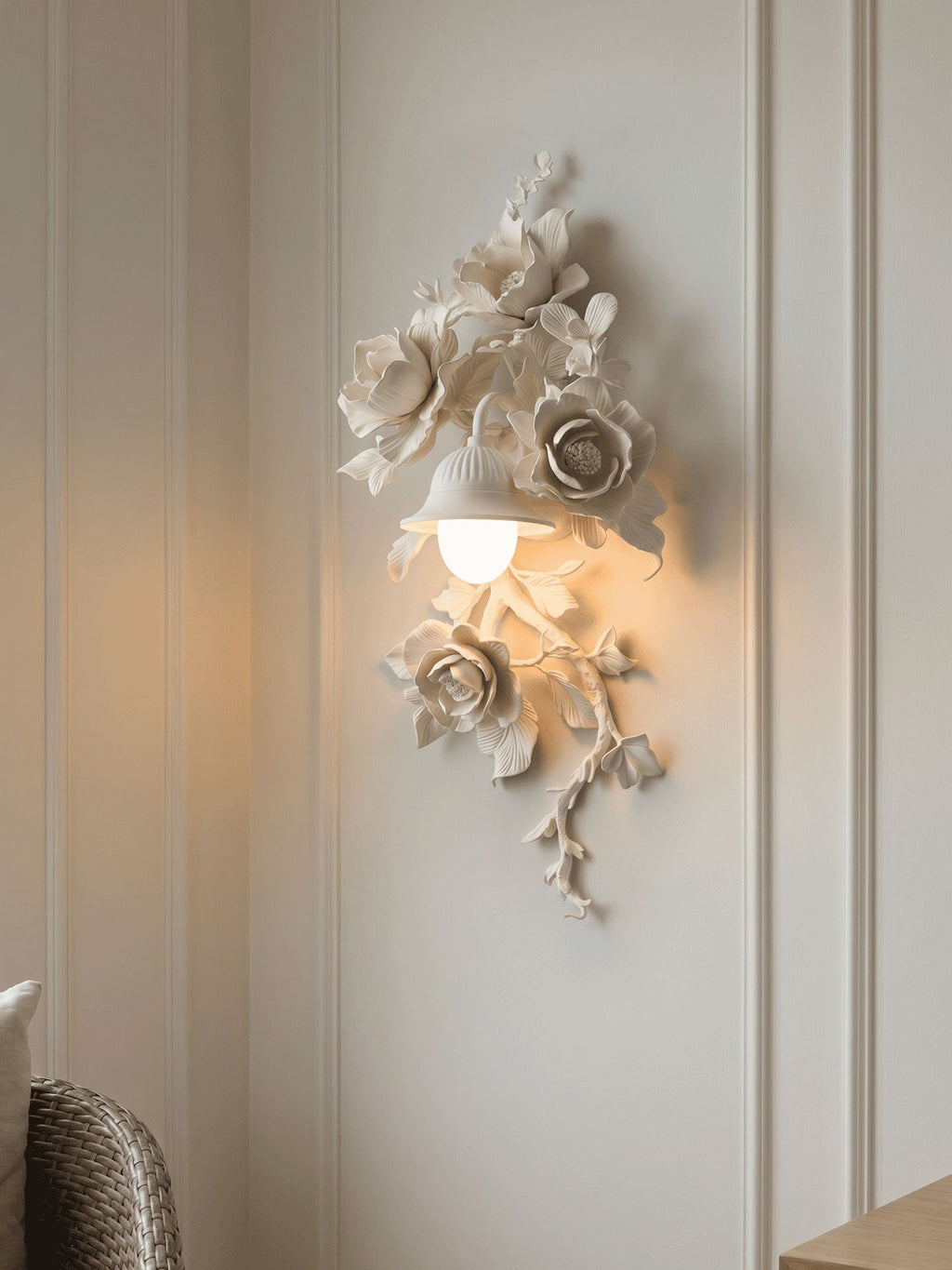 Floral Wall Sconce Light — Wall Sconce | Maison Monashee — view 4