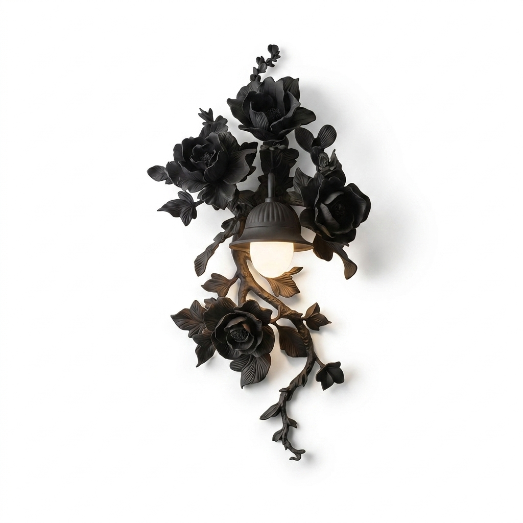 Floral Wall Sconce Light — Wall Sconce | Maison Monashee — view 5