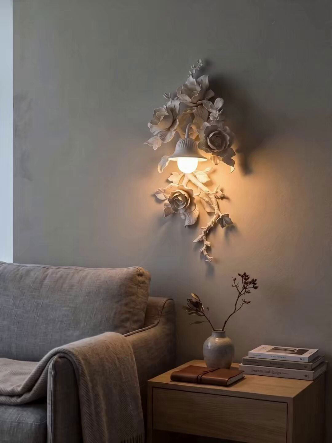 Floral Wall Sconce Light — Wall Sconce | Maison Monashee — view 12