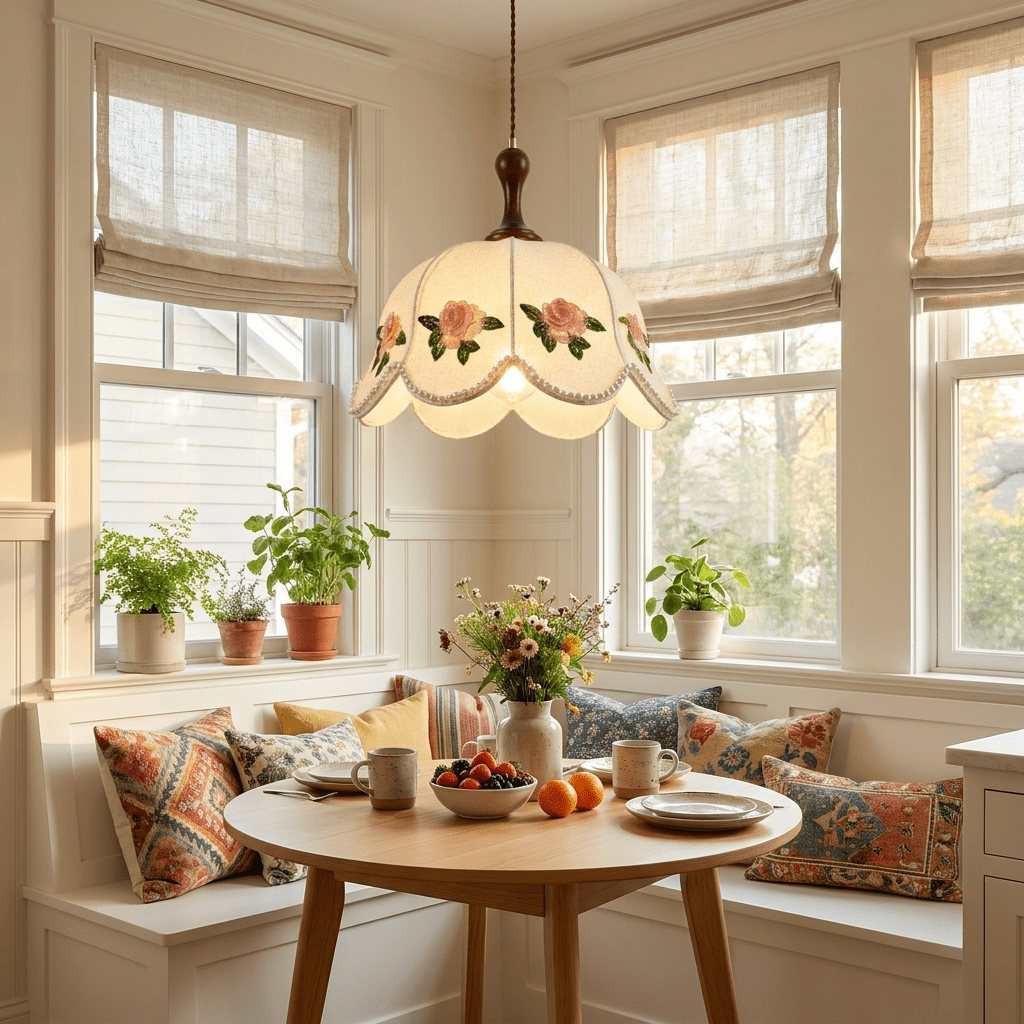 Fabric Pendant Light Fixture — Pendant Light | Maison Monashee — view 9