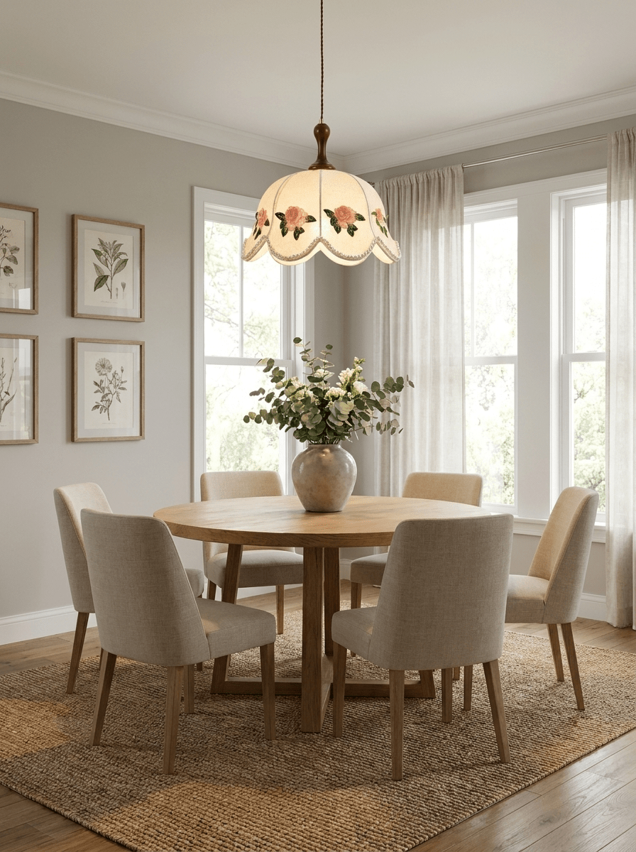 Fabric Pendant Light Fixture — Pendant Light | Maison Monashee — view 3