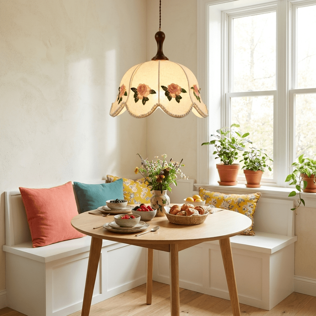 Fabric Pendant Light Fixture — Pendant Light | Maison Monashee — view 4