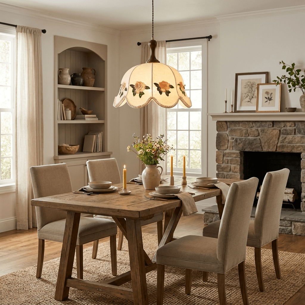 Fabric Pendant Light Fixture — Pendant Light | Maison Monashee — view 6