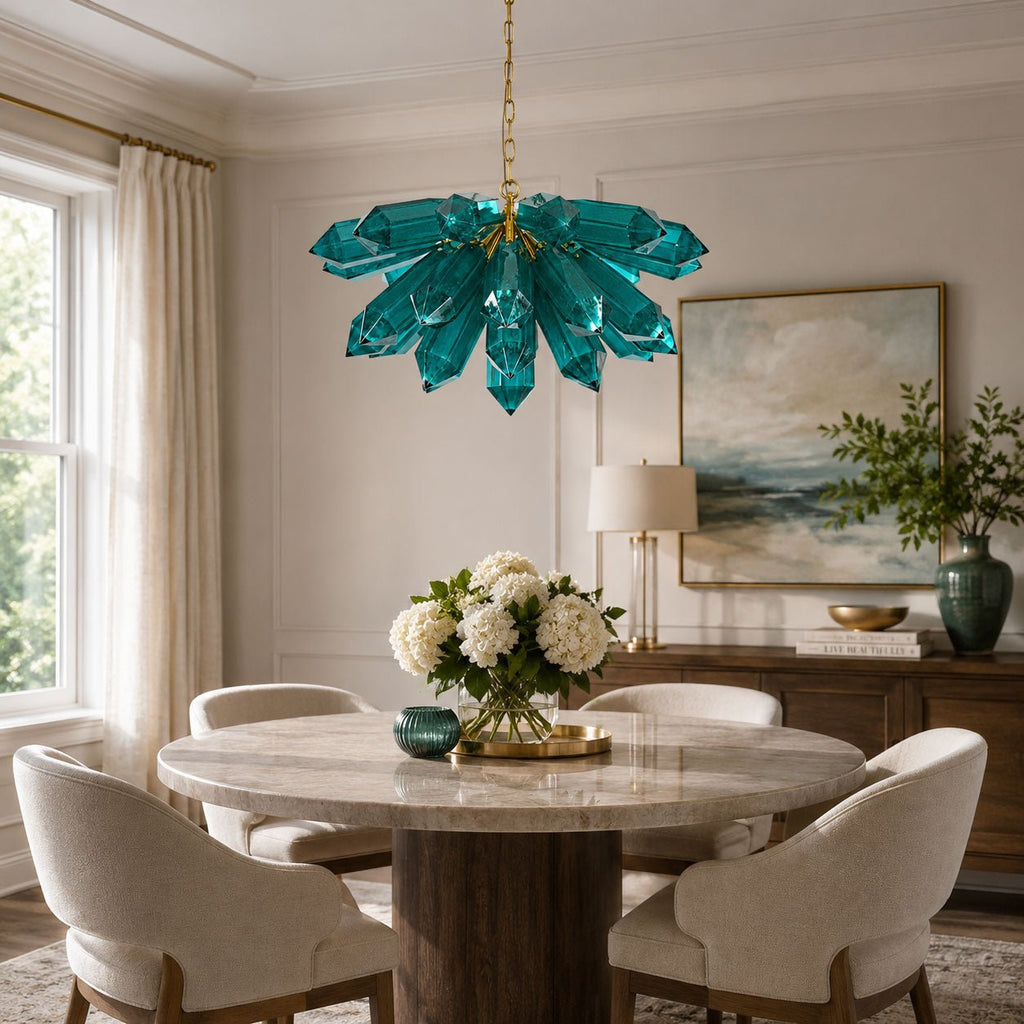 Modern Crystal Chandelier for Living Room — Chandelier | Maison Monashee — view 4
