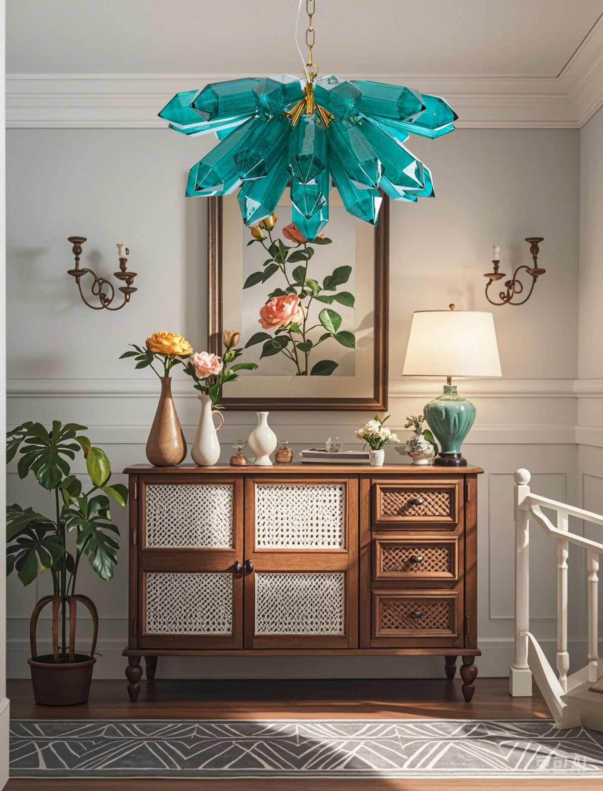 Modern Crystal Chandelier for Living Room — Chandelier | Maison Monashee — view 11