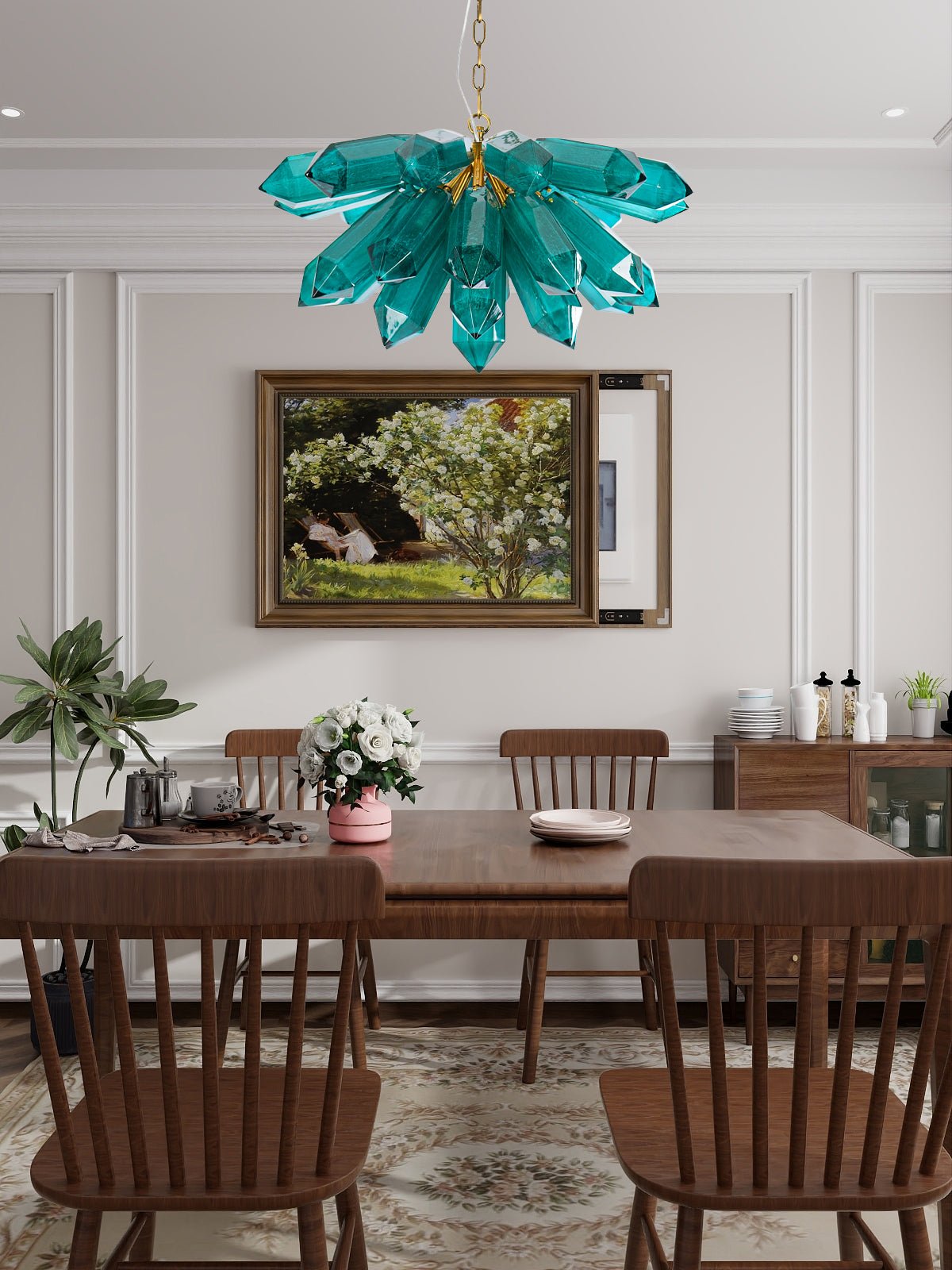 Modern Crystal Chandelier for Living Room — Chandelier | Maison Monashee — view 14