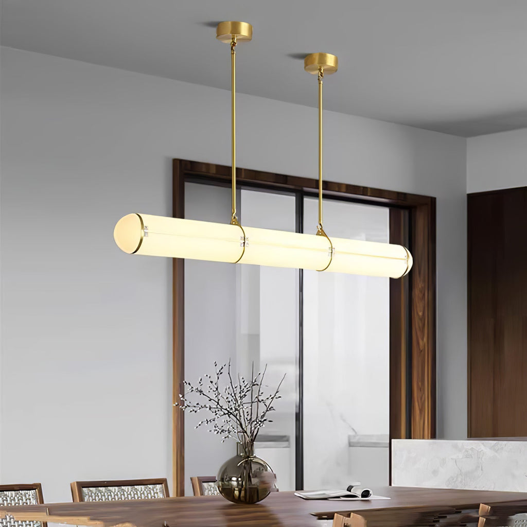 Round Linear Pendant Light — Pendant Light | Maison Monashee — view 14