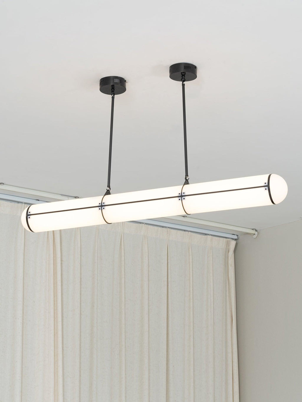 Round Linear Pendant Light — Pendant Light | Maison Monashee — view 16