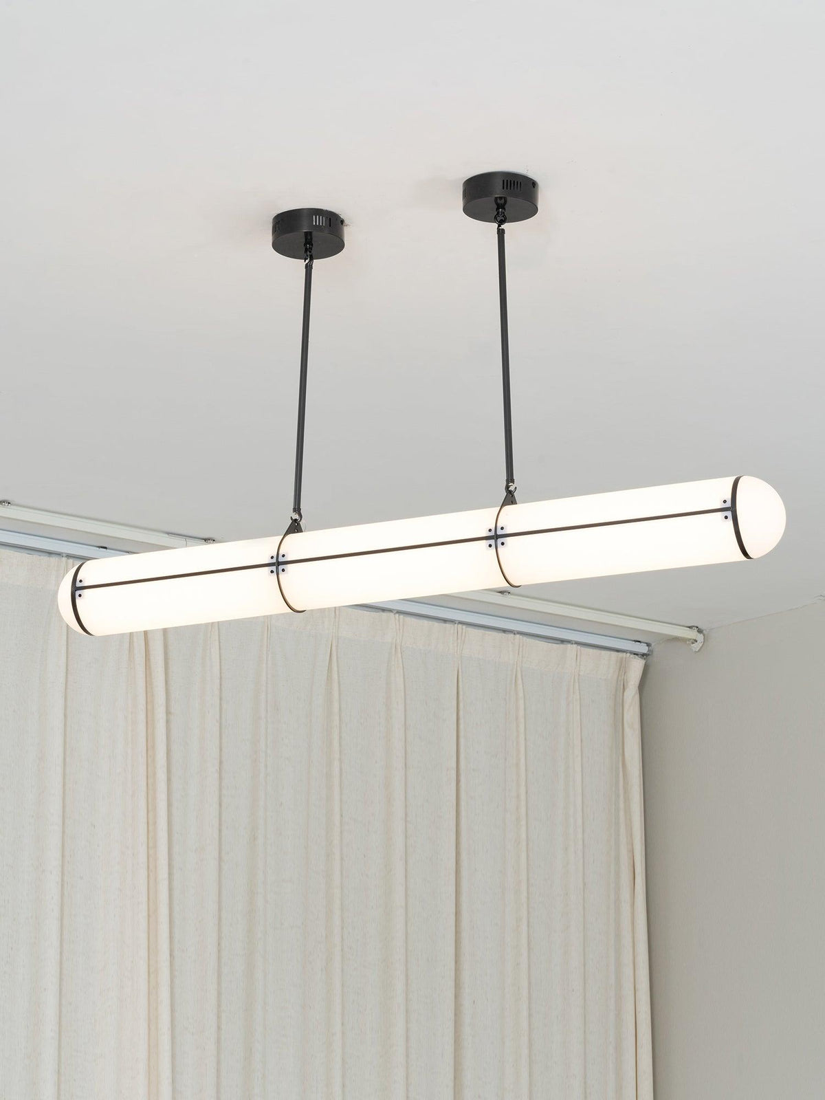 Round Linear Pendant Light — Pendant Light | Maison Monashee — view 16