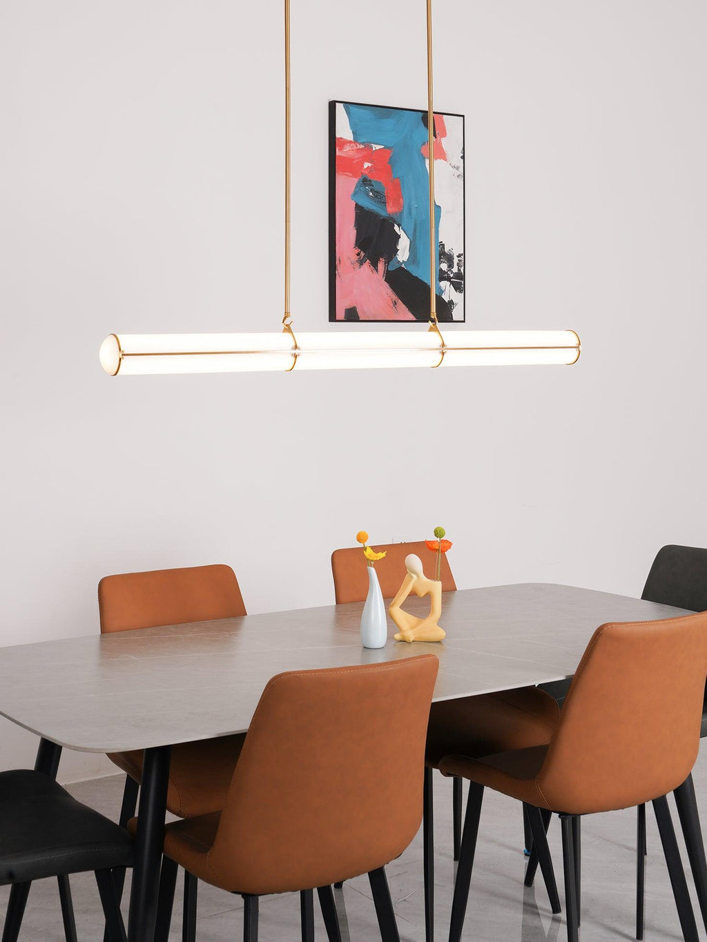 Round Linear Pendant Light — Pendant Light | Maison Monashee — view 19