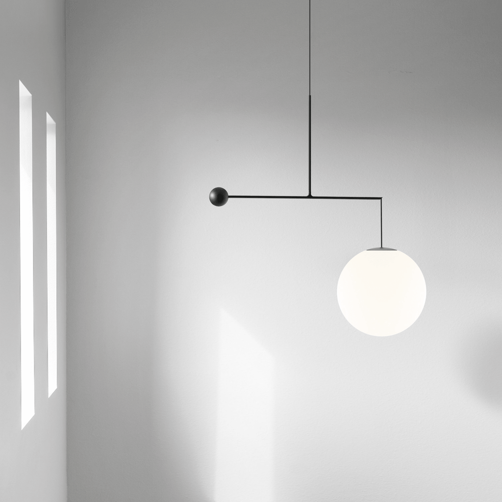 Black and Gold Globe Pendant Light — Pendant Light | Maison Monashee — view 19