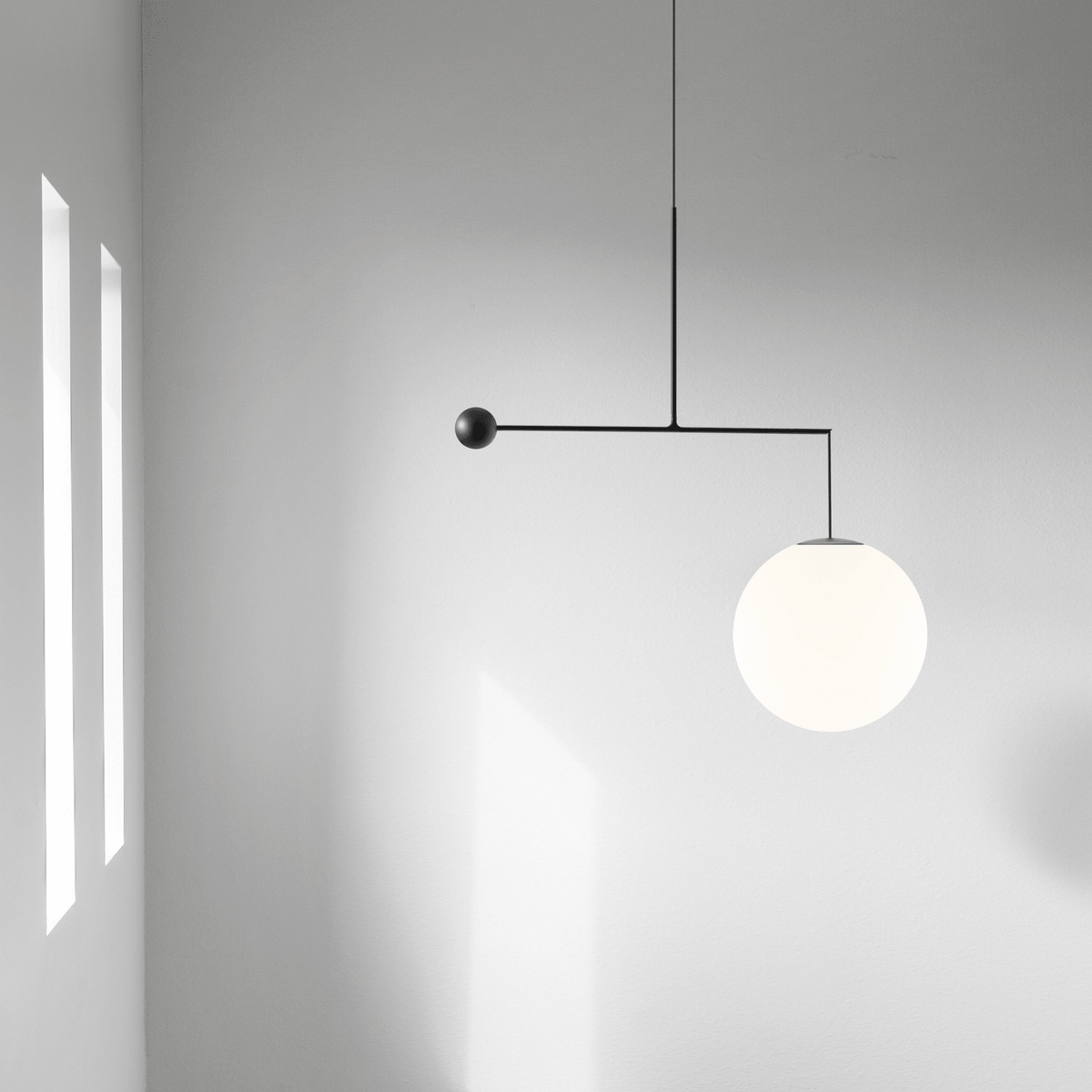Black and Gold Globe Pendant Light — Pendant Light | Maison Monashee — view 19