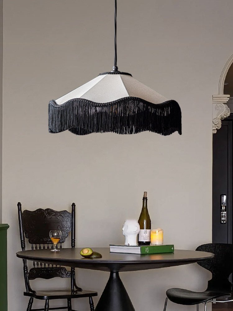 Fabric Cone Pendant Light — Pendant Light | Maison Monashee — view 9