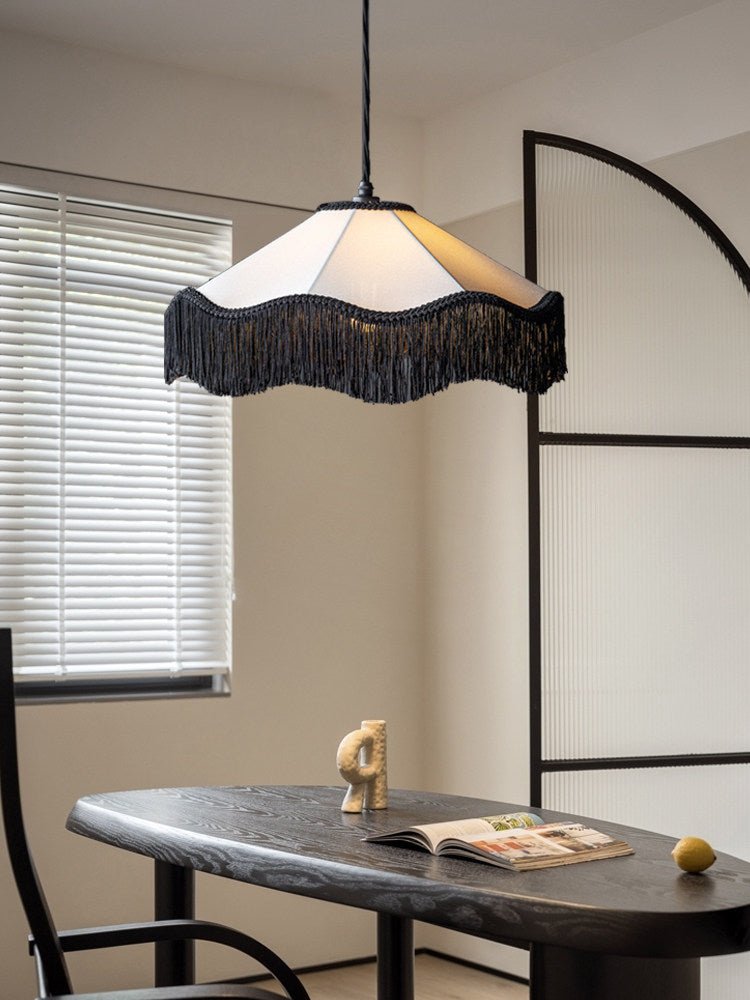 Fabric Cone Pendant Light — Pendant Light | Maison Monashee — view 7