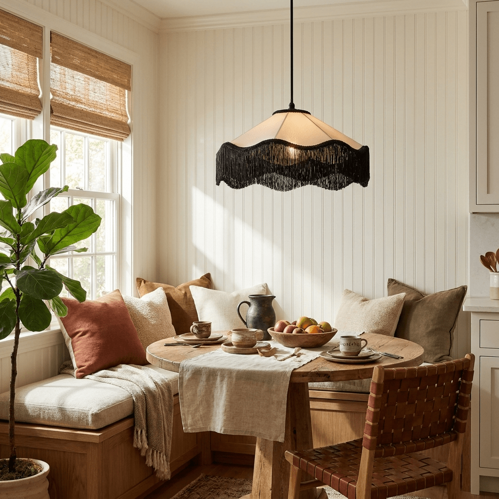 Fabric Cone Pendant Light — Pendant Light | Maison Monashee — view 3