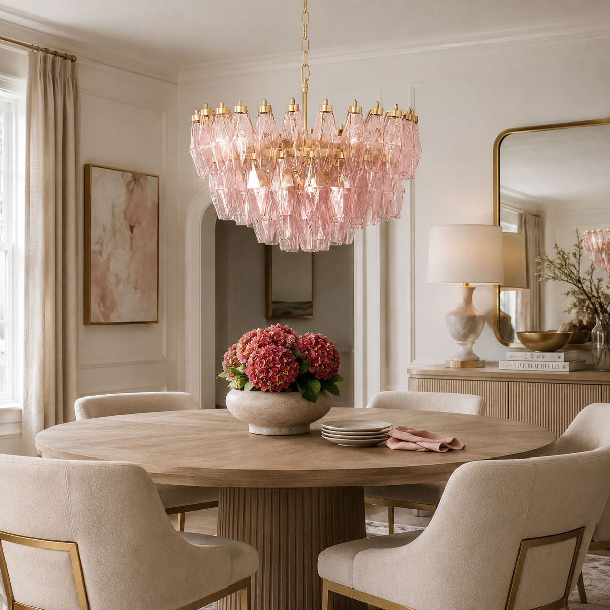 Cut Glass Chandelier — Chandelier | Maison Monashee — view 3