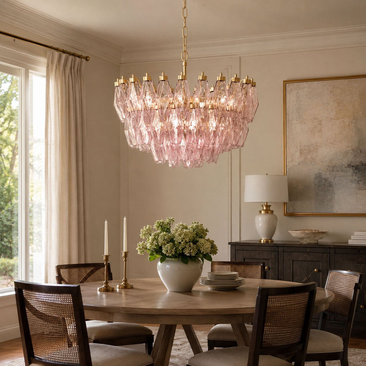 Cut Glass Chandelier — Chandelier | Maison Monashee — view 4