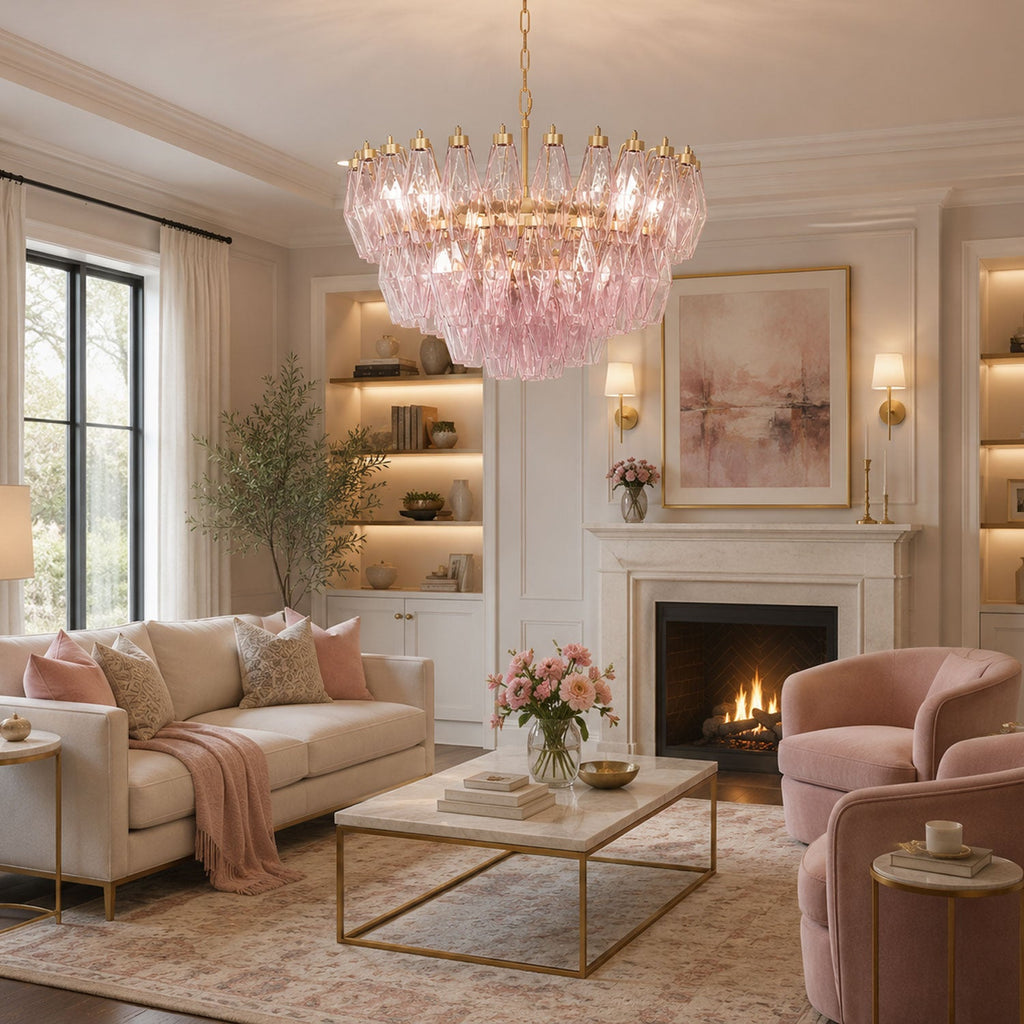Cut Glass Chandelier — Chandelier | Maison Monashee — view 2