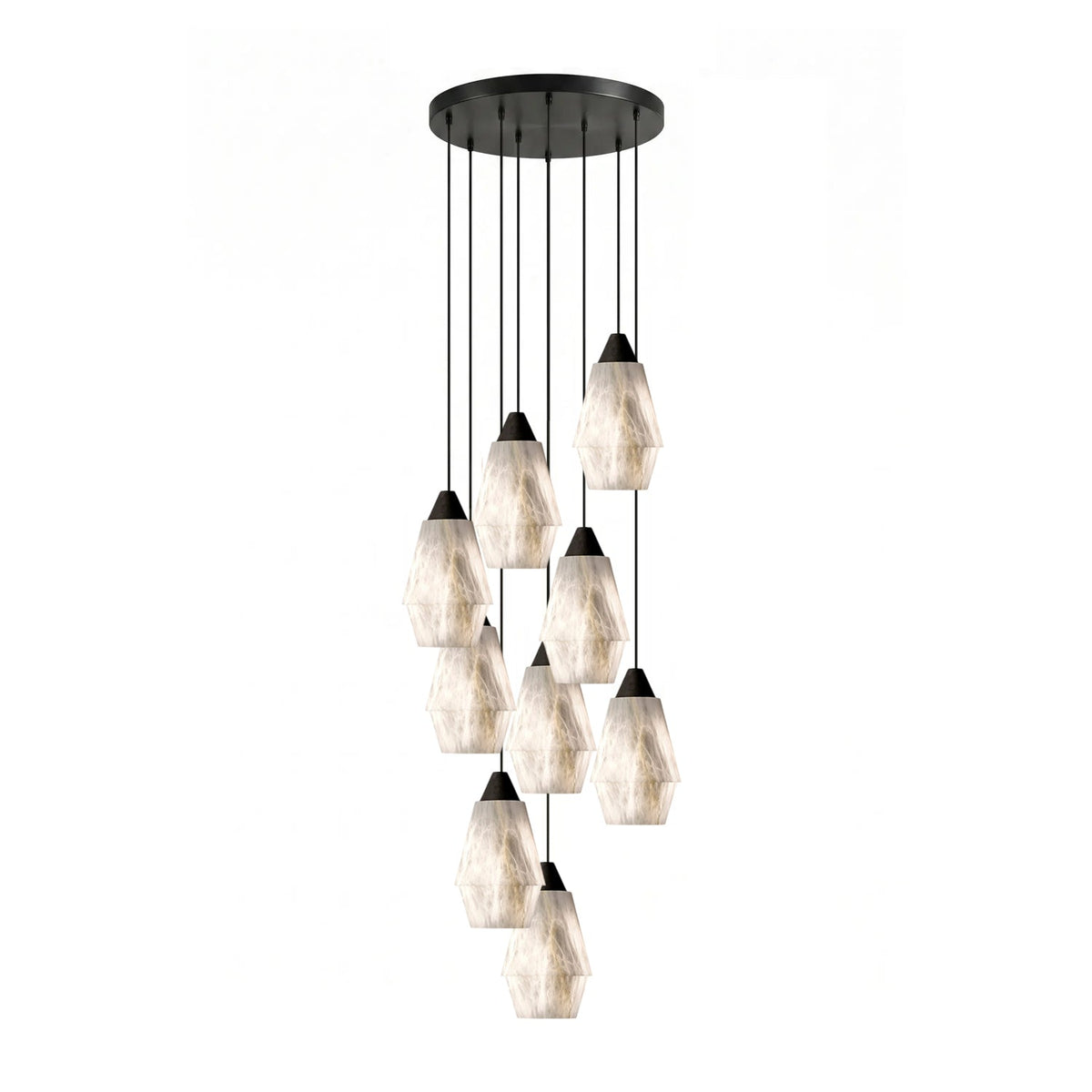 Cluster Light Chandelier — Chandelier | Maison Monashee — view 15