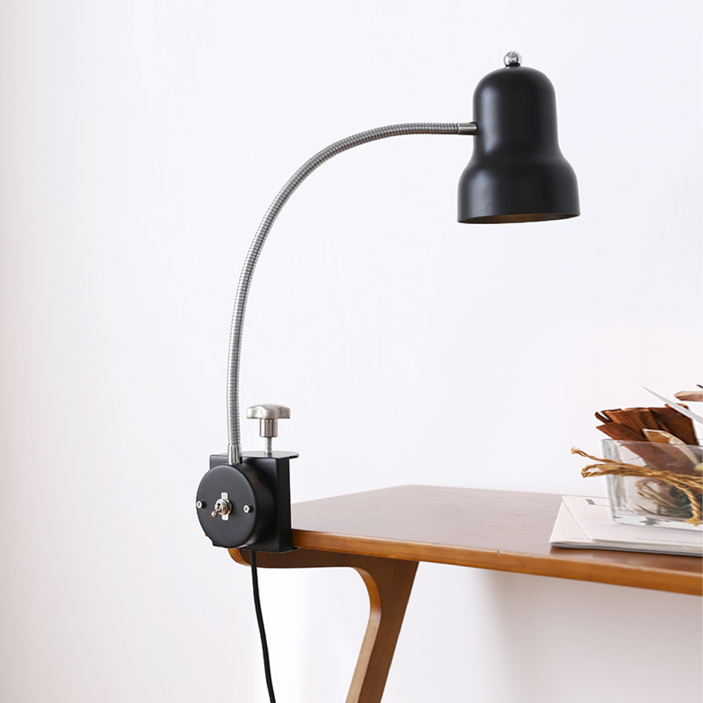Retro Metal Desk Lamp — Table Lamp | Maison Monashee — view 3
