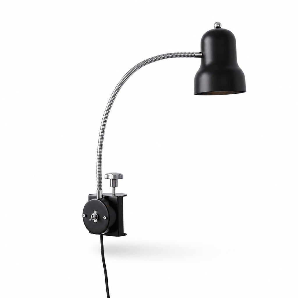 Retro Metal Desk Lamp — Table Lamp | Maison Monashee — view 5