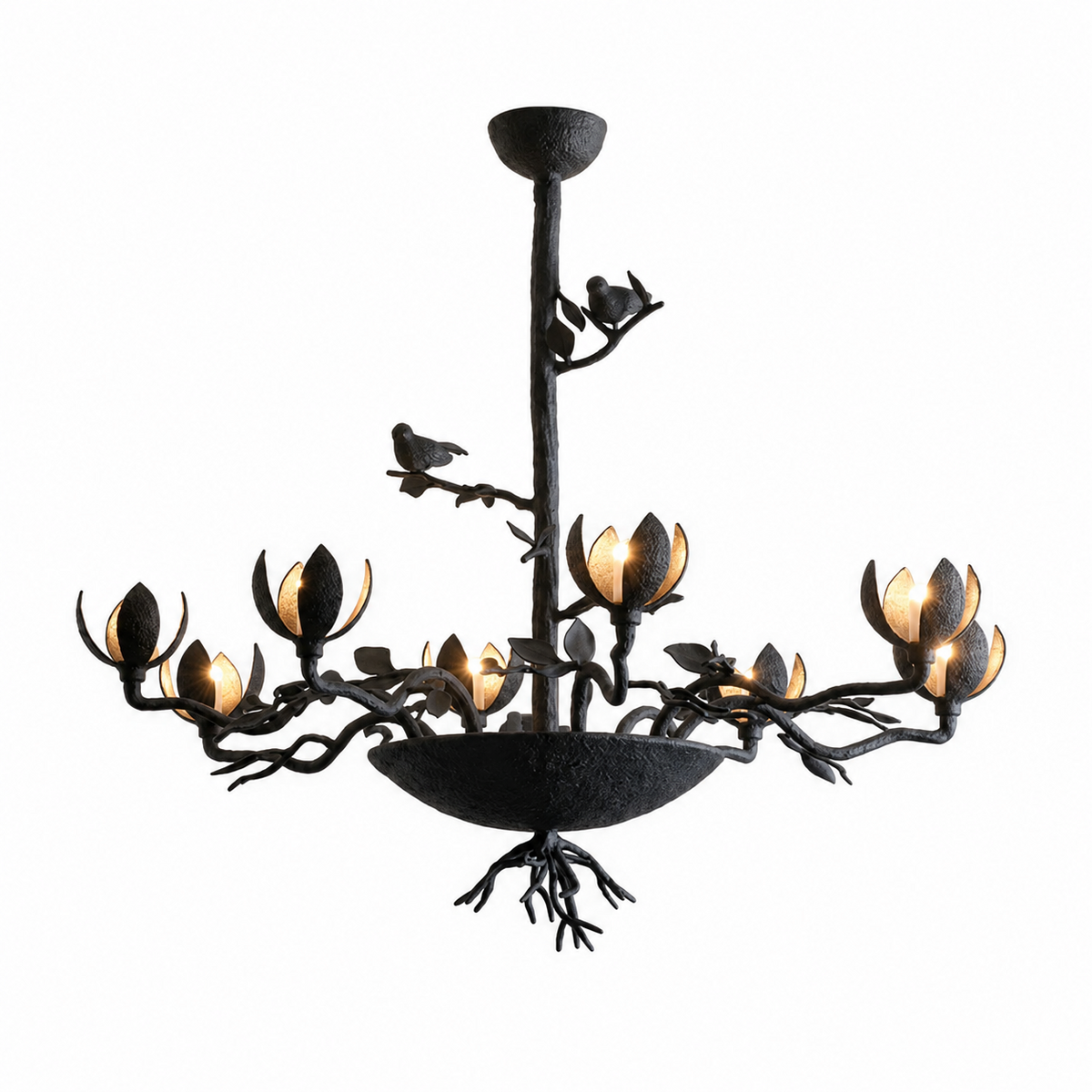 Modern Tree Branch Chandelier — Chandelier | Maison Monashee — view 6