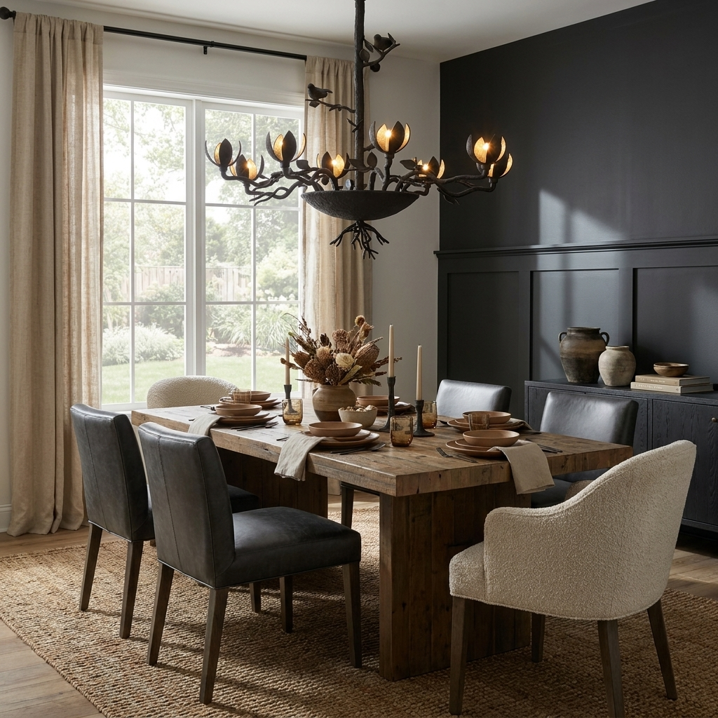 Modern Tree Branch Chandelier — Chandelier | Maison Monashee — view 5