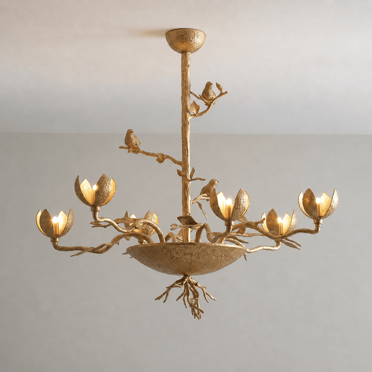 Modern Tree Branch Chandelier — Chandelier | Maison Monashee — view 12