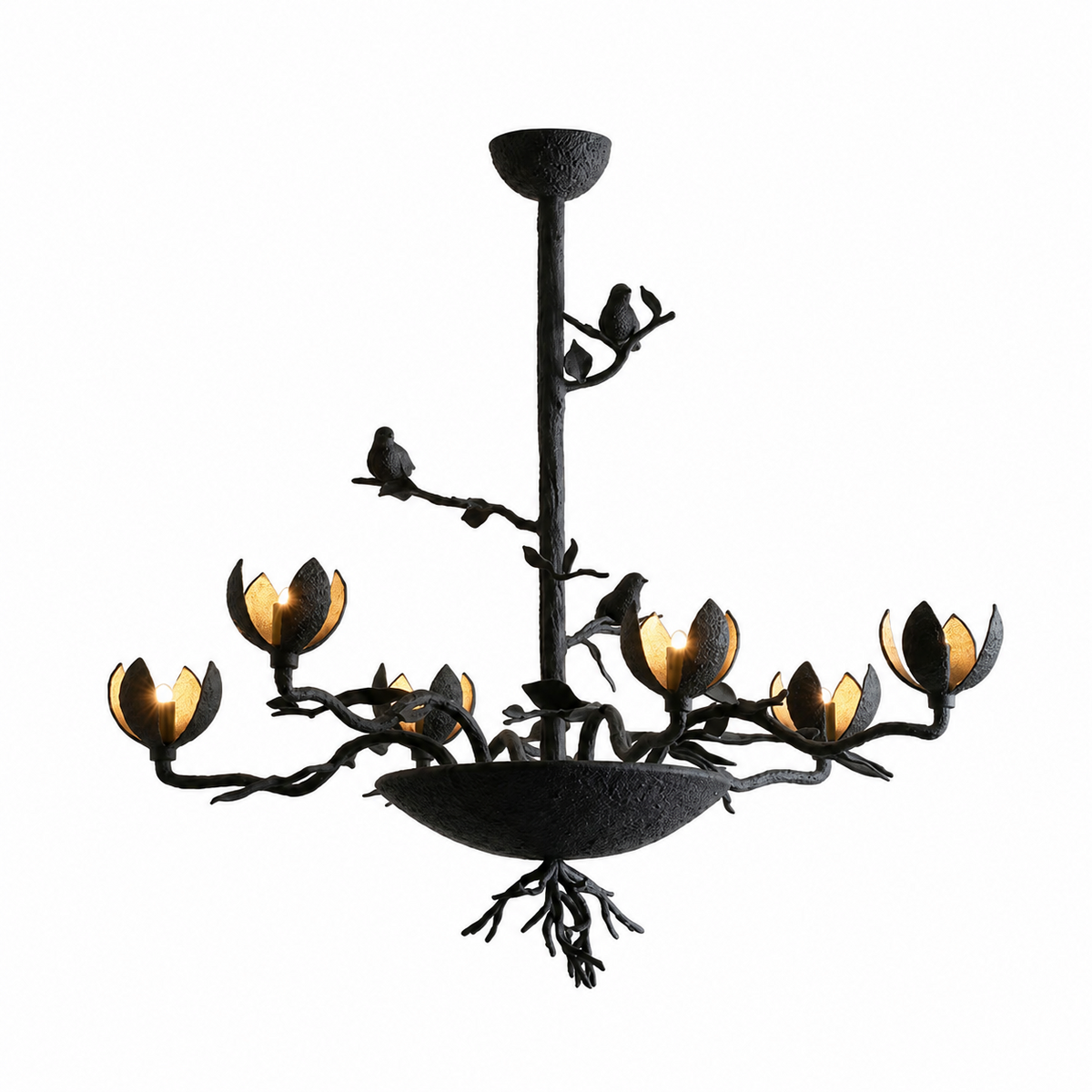 Modern Tree Branch Chandelier — Chandelier | Maison Monashee — view 11
