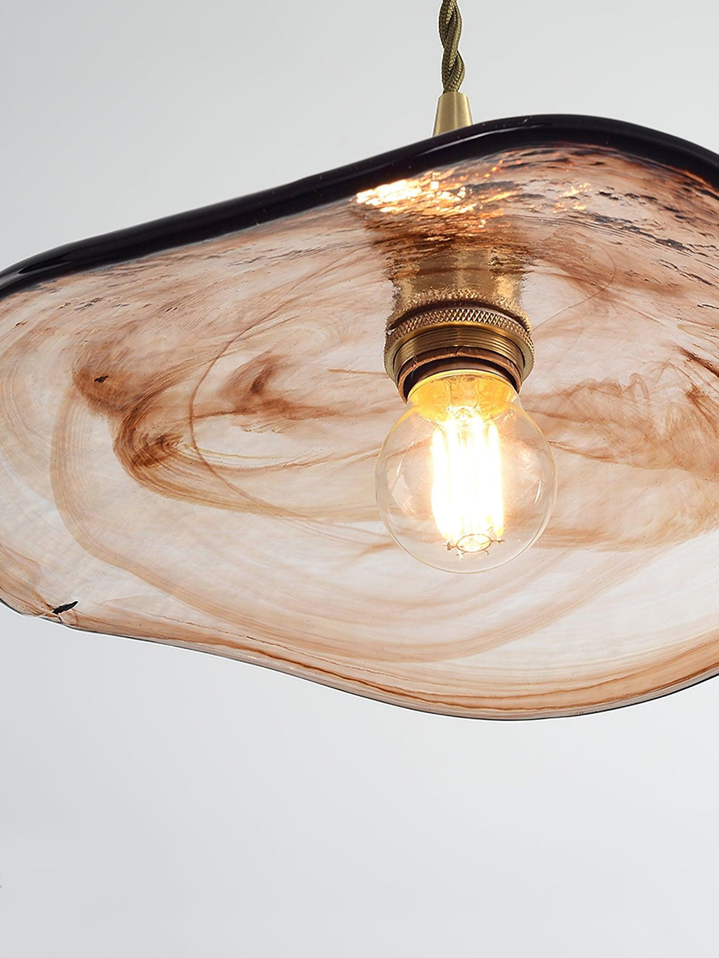 Brass Swag Light — Pendant Light | Maison Monashee — view 14