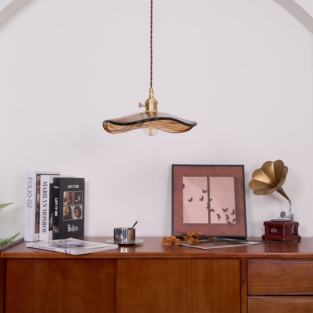 Brass Swag Light — Pendant Light | Maison Monashee — view 4