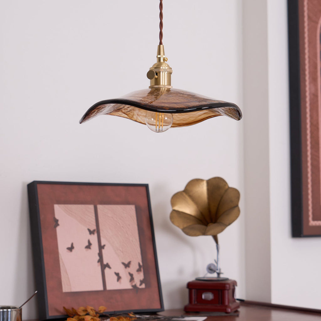 Brass Swag Light — Pendant Light | Maison Monashee — view 5