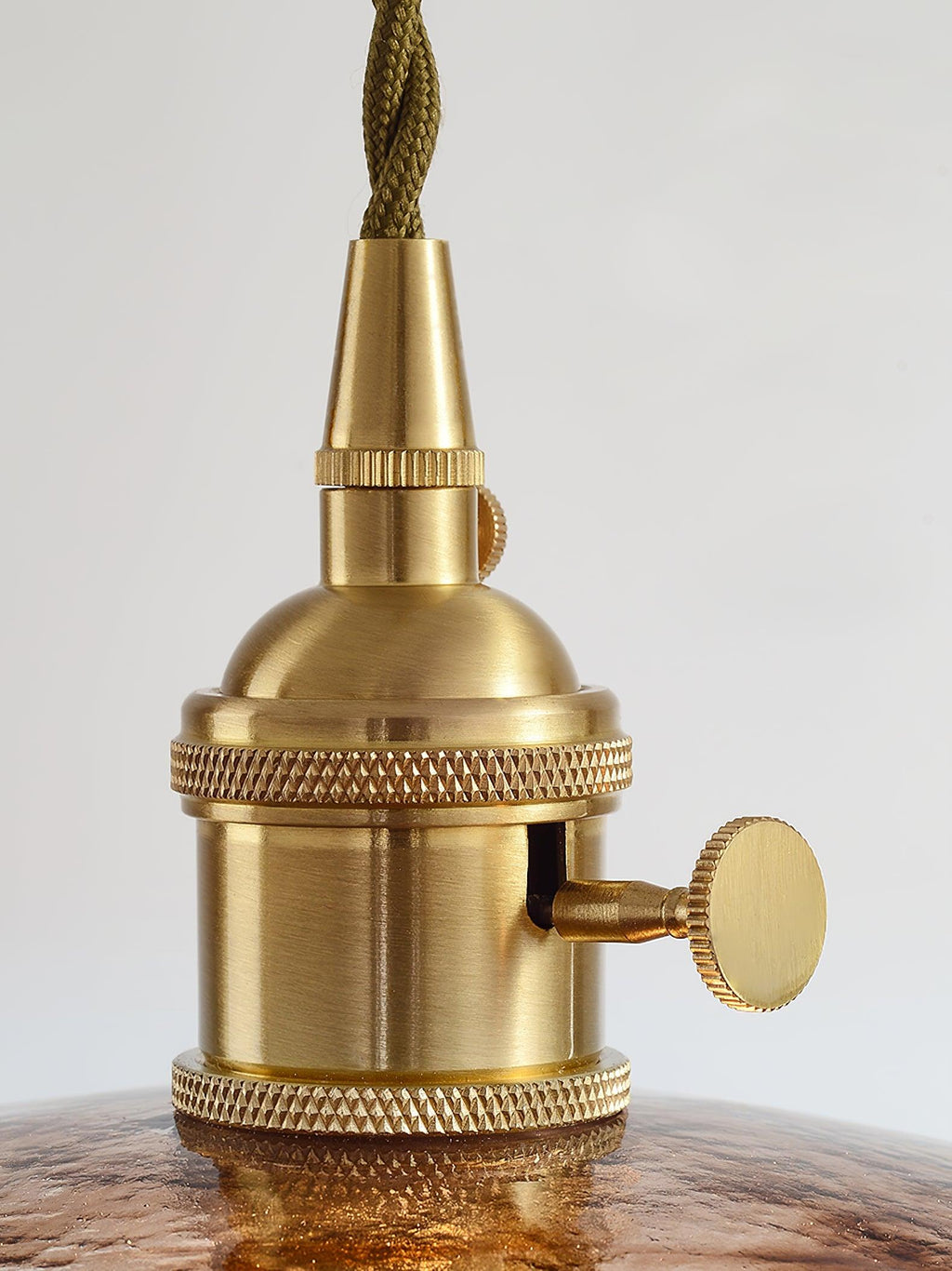 Brass Swag Light — Pendant Light | Maison Monashee — view 16