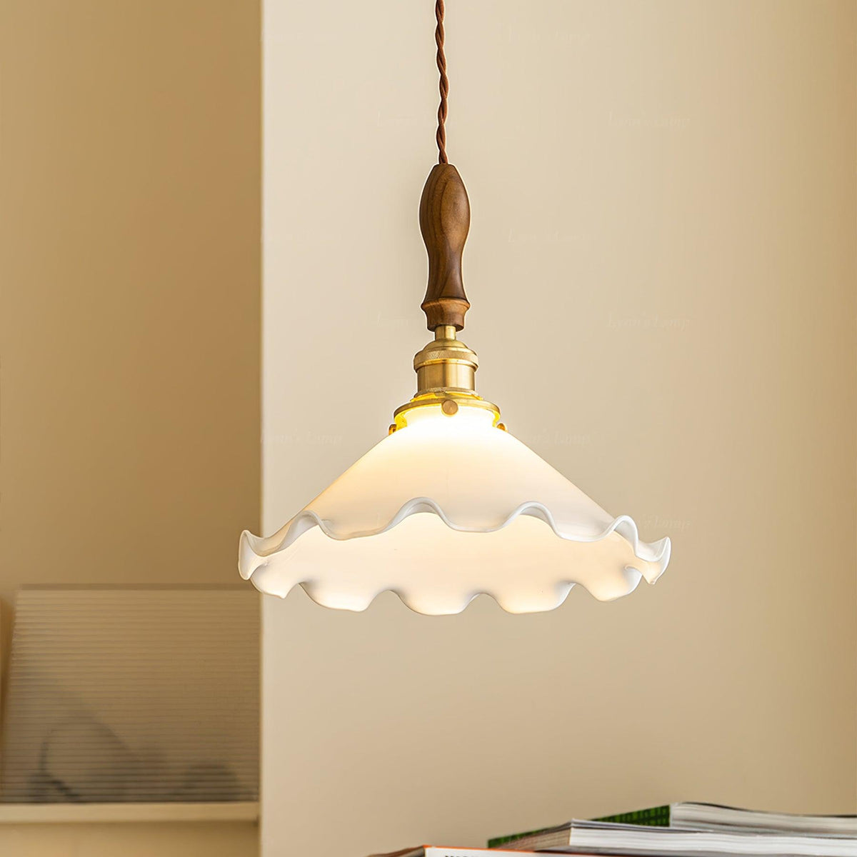 Flower Shaped Pendant Light — Pendant Light | Maison Monashee — view 2