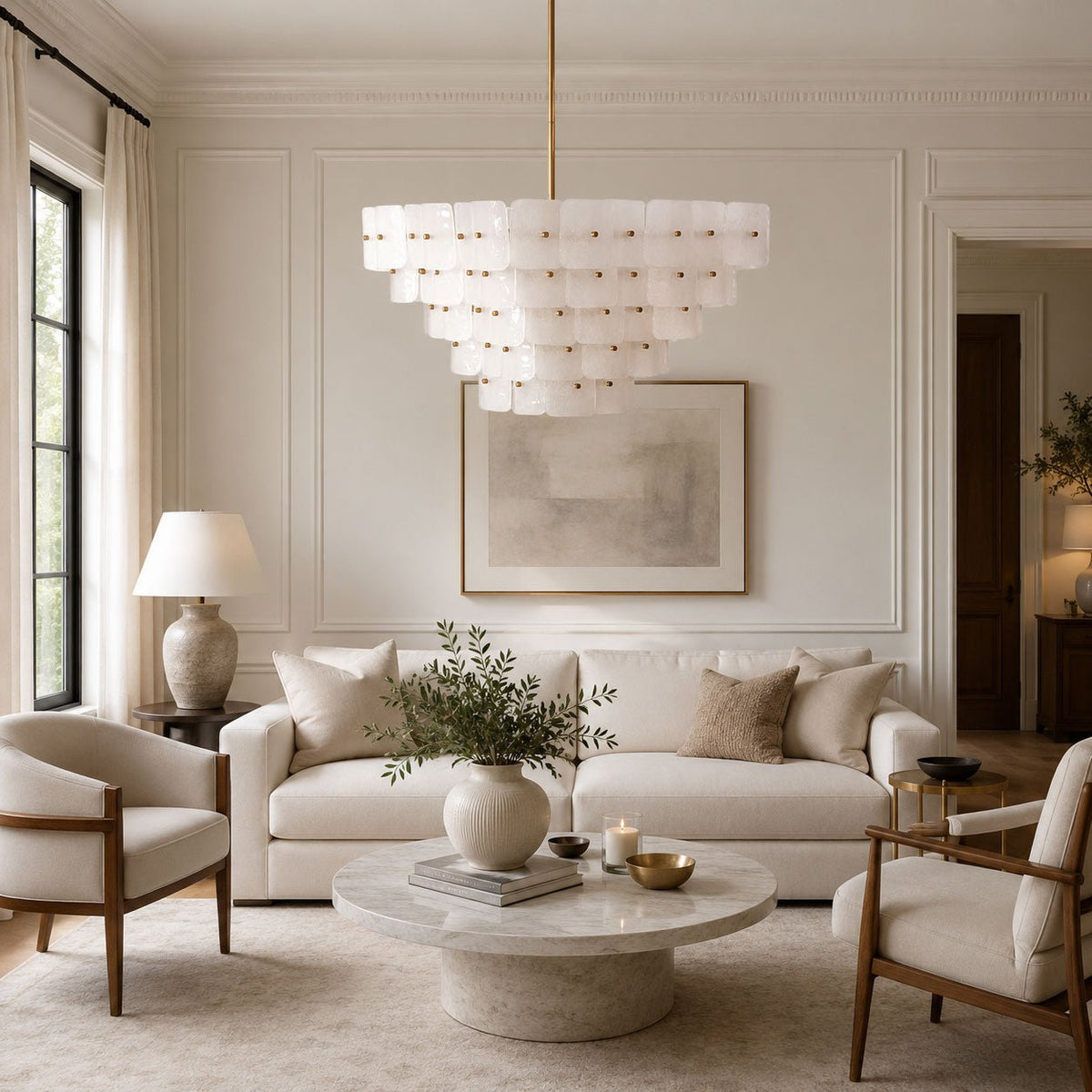Chandelier Bubble Glass — Chandelier | Maison Monashee — view 3