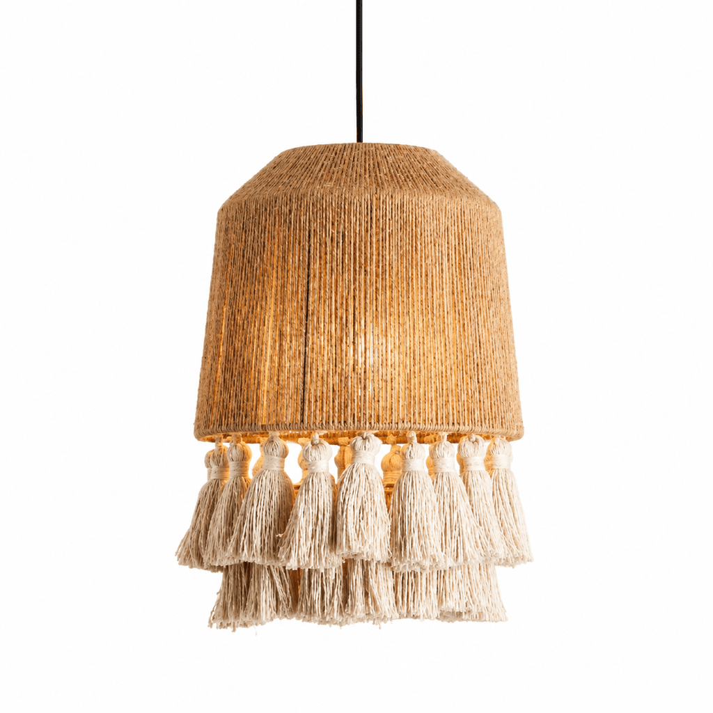 Large Drum Pendant Lighting — Pendant Light | Maison Monashee — view 11