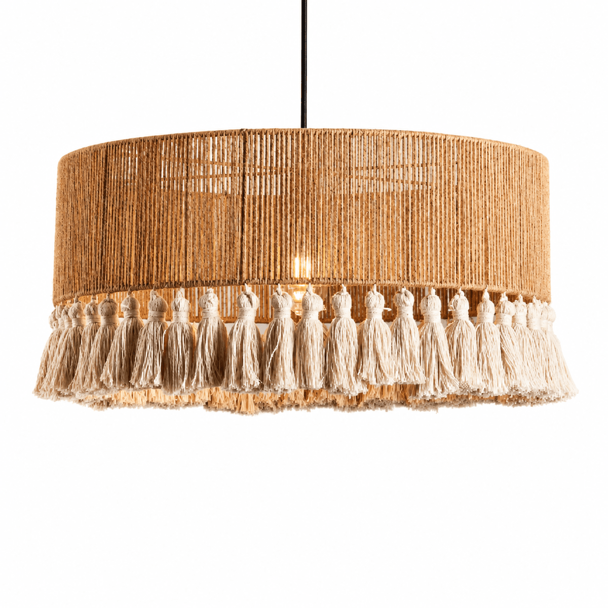 Large Drum Pendant Lighting — Pendant Light | Maison Monashee — view 9